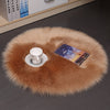 Wool Round Bedroom Mat