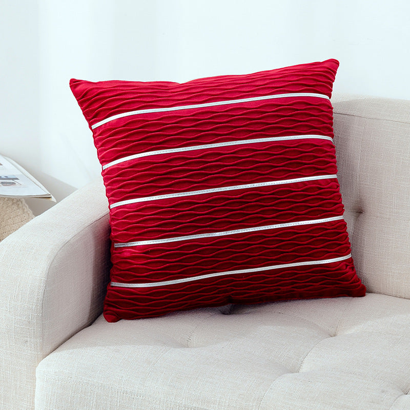 Flannel Velvet Sofa Cushion Cover