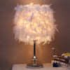 Feathers table lamp