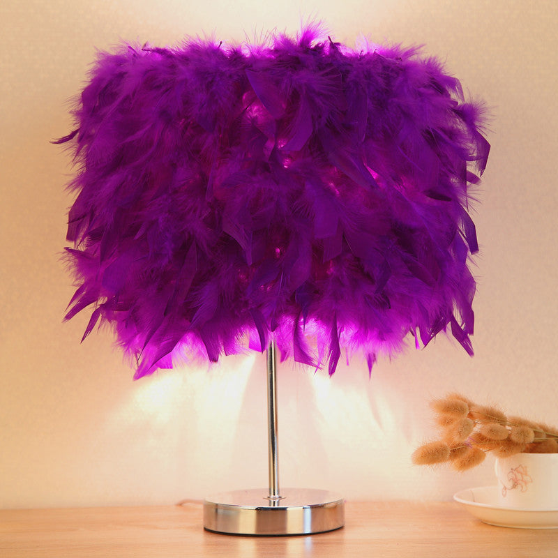 Feathers table lamp