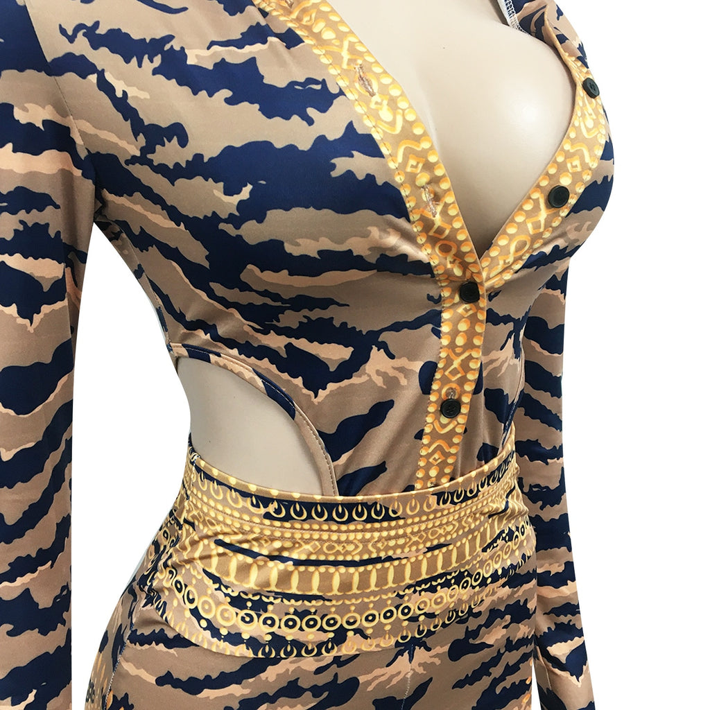 Leopard Print SexyJumpsuit
